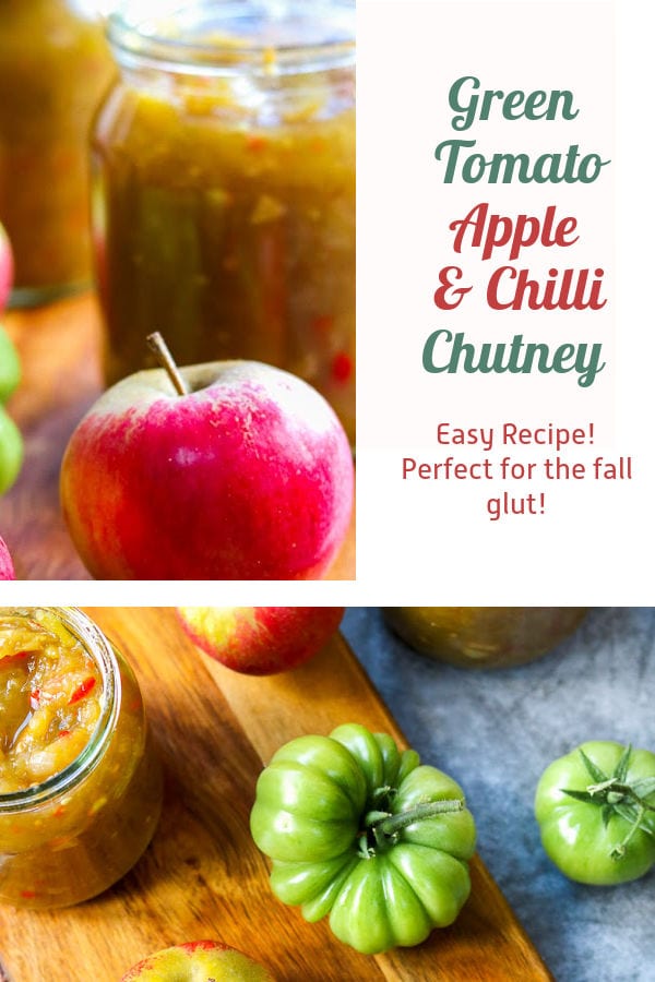 Green Tomato, Apple & Chilli Chutney Recipe