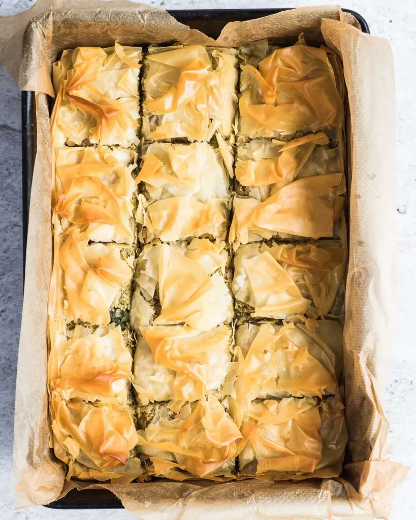 Vegan Spanakopita (Greek Spinach Pie)