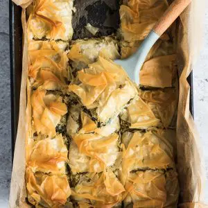 Vegan Spanakopita (Greek Spinach Pie)