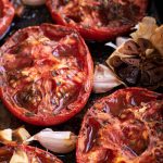 Roasted Tomatoes in their tin before blitzing to become sauce