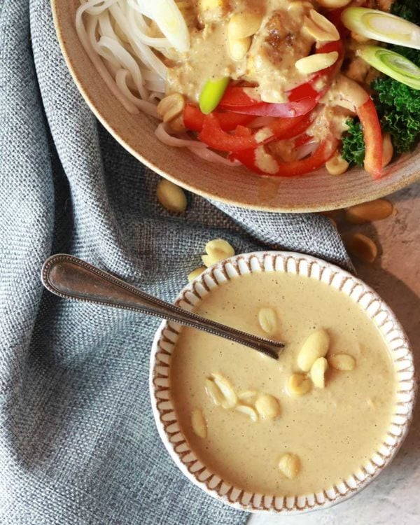 Super Vegan Satay Sauce The Vegan Larder