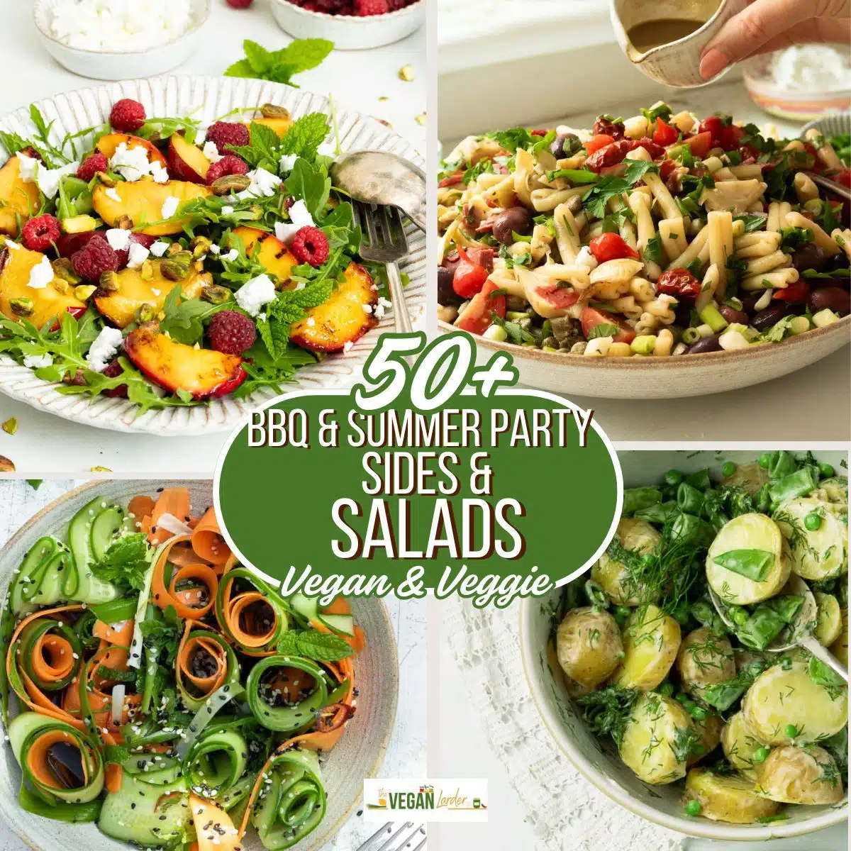 50+ salads and sided for BBQs and cookouts this summer.