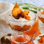 Vegan Carrot Cake Parfait in a glass