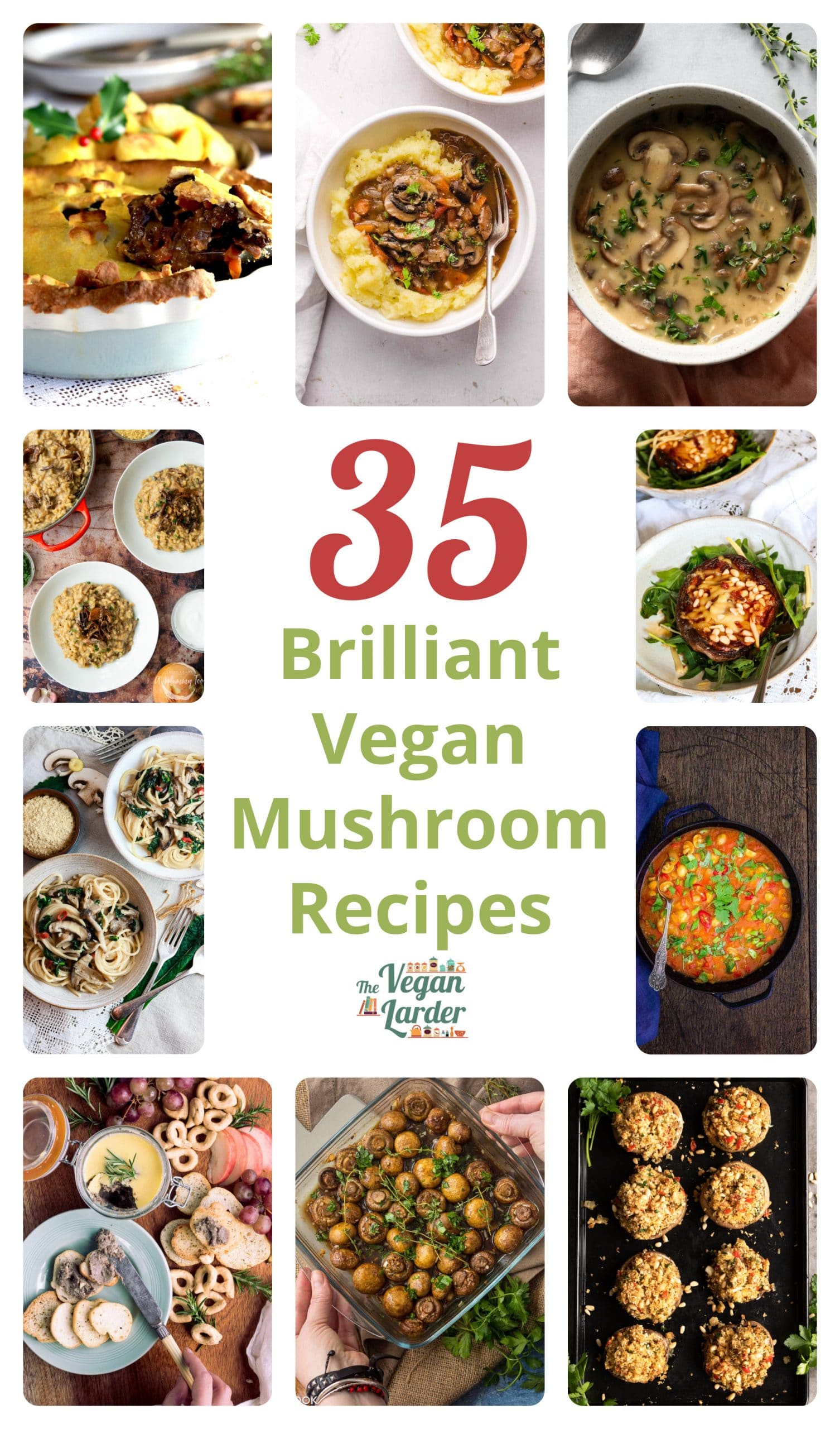 35+ Brilliant Vegan Mushroom Recipes – The Vegan Larder