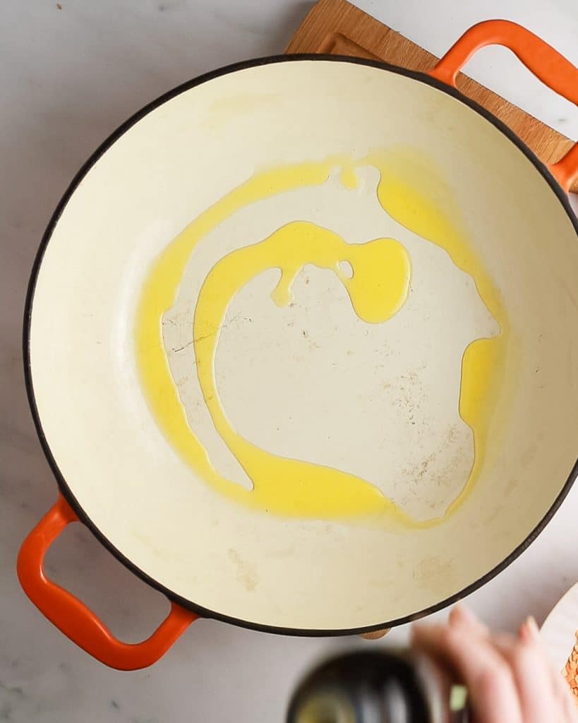 Image showing pan with oil.