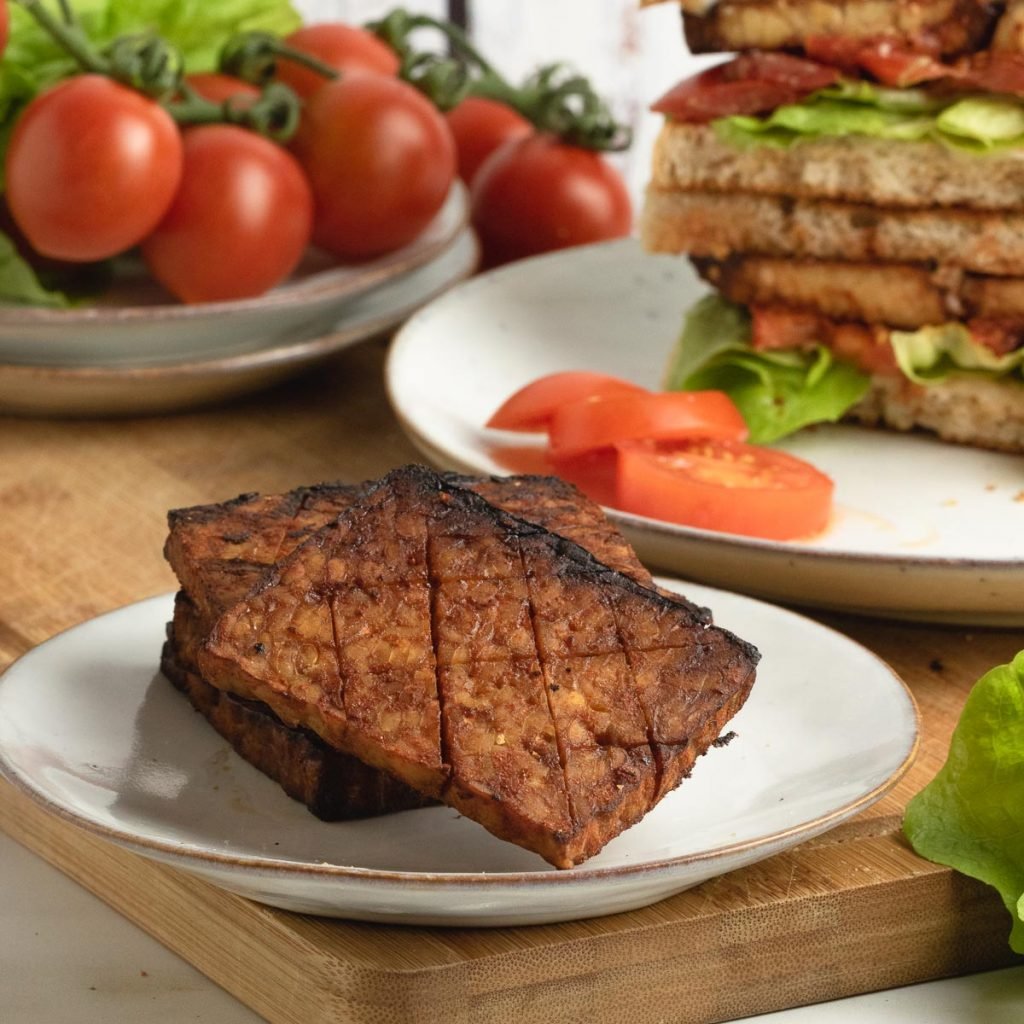 Air Fryer Tempeh Bacon The Vegan Larder