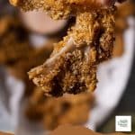 crispy air fried oyster mushrooms.