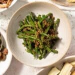 Green Beans with Japanese Sesame sauce (Goma Sauce)