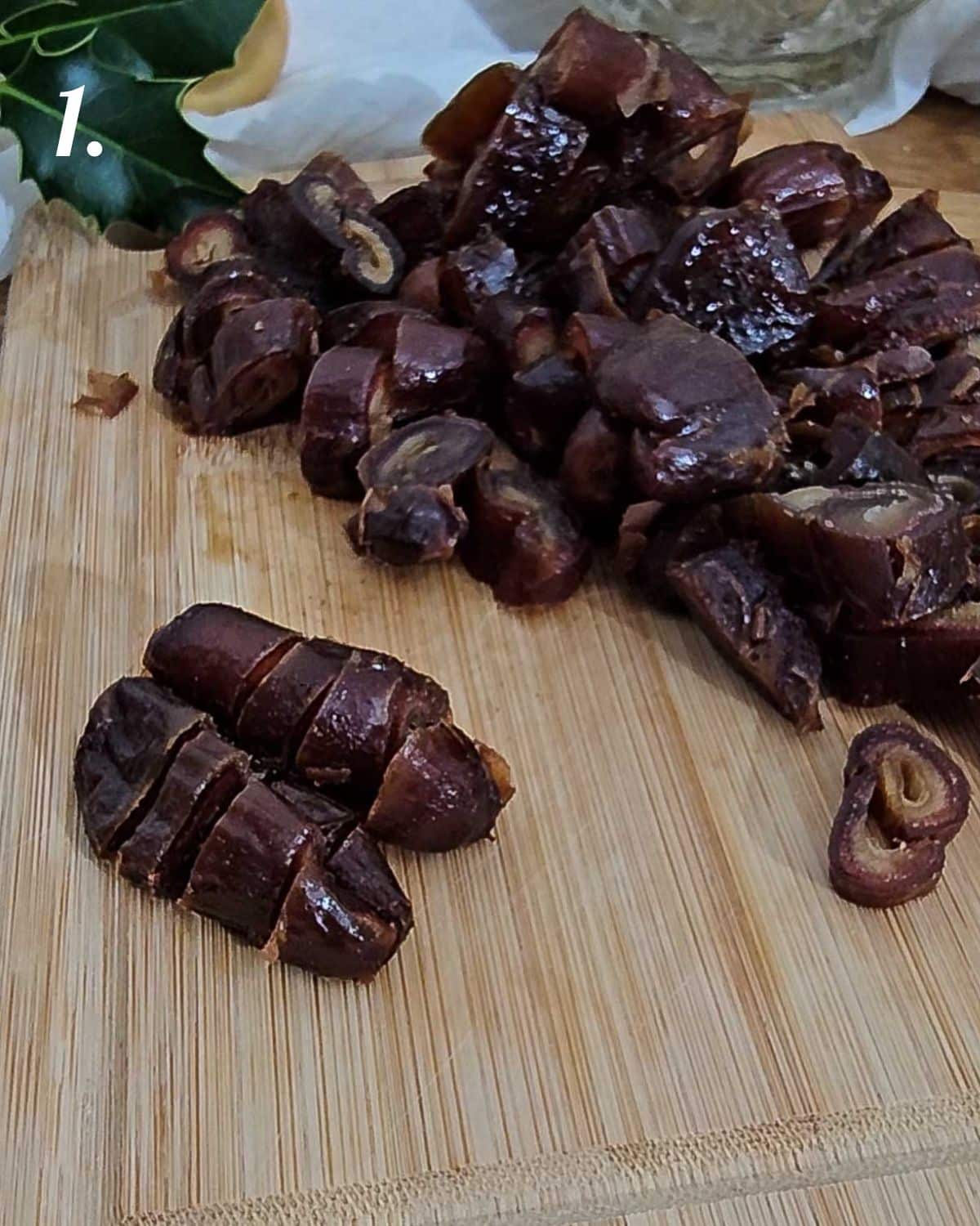 Chop the dates.