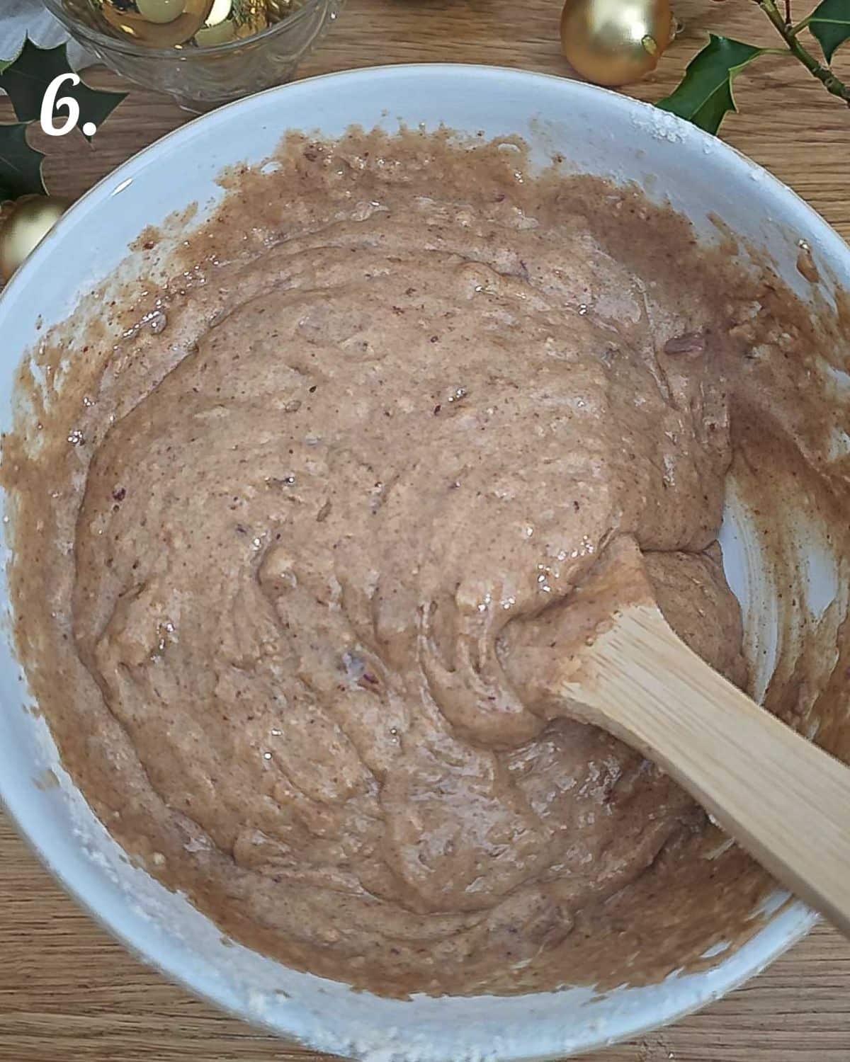 Mix well so no flour lumps remain. Do not over mix.