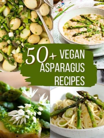 50 vegan asparagus recipes.