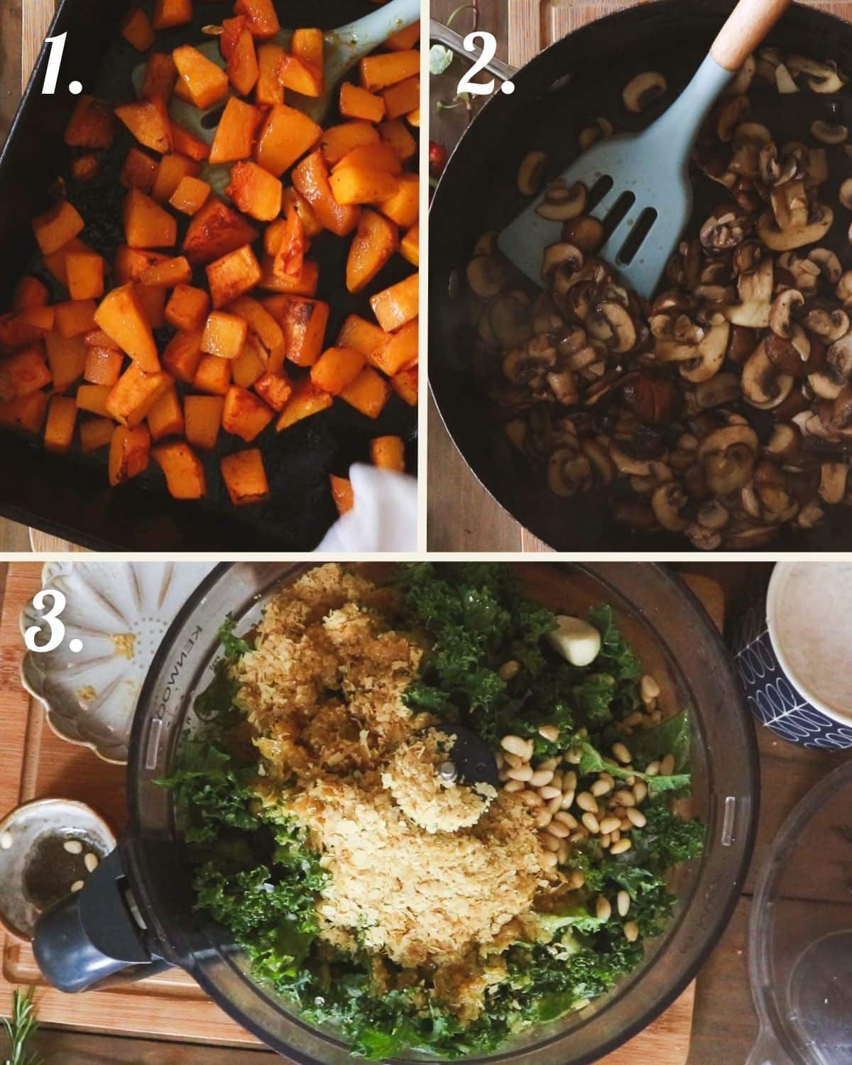 HOw to make the filling for the wreath pie.