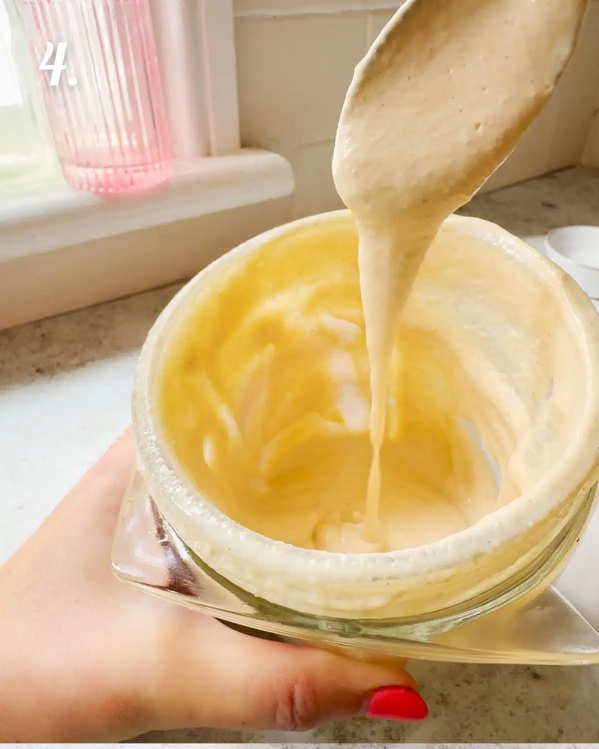 Blend until smooth and creamy.
